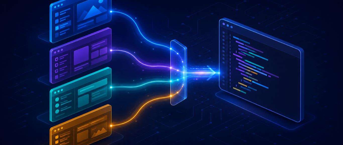AI coding tools merging into one layered workflow illustration for 2026
